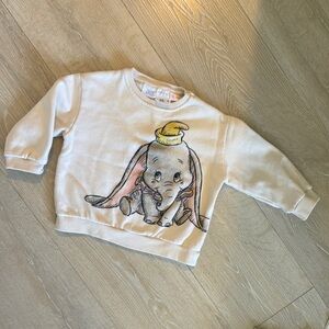 Kids Cream Dumbo Sweatshirt